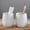 White, variant on Ceramic Honeycomb Toothbrush Holders for Bathrooms - White Toothbrush Holders, Reusable Toothbrush Cups, Bathroom Tumbler Cups, Mouthwash Cups, Bathroom Counter Organizer