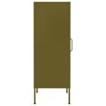 thumbnail image 2 of vidaXL Armoire de Rangement Vert Olive 42,5x35x101,5 cm Acier, 2 of 5