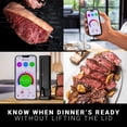 thumbnail image 3 of MEATER SE: Smart Bluetooth Meat Thermometer | Wireless Probe for Oven, Grilling, Smoking, BBQ & Air Fryer | Dual Sensors & Guided Cook System | Black Charger, 3 of 9