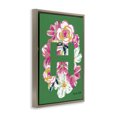 thumbnail image 4 of Stupell Industries Floral Bloom Letter H Botanical & Floral Painting Brown Floater Framed Art Print Wall Art, 21 x 31, 4 of 10