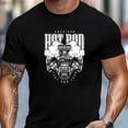 thumbnail image 1 of Men'S T-Shirt, Comfortable And Versatile, Easy Yet Stylish, Featuring an American Hot Rod Engine Design for Summer Casual Wear with a Round Neck And Short Length,, 1 of 5