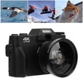 thumbnail image 1 of Cámara de Videocámaras de Zoom Digital de 16x, Cámara Digital 4K 3 Pulgadas Ips Táctil de 1700 Mah Batería de 270 Grados Rotacia para Fotografía, 1 of 7