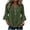 Green, variant on Hurxie Womens 3/4 Length Sleeve Top V Neck Waist Slim Fitted Shirts for Women Going Out Ribbed Bell Sleeve Cute Light Blue,S