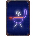 thumbnail image 1 of Retro Funny Metal Sign Sheet Signs Tin Sign,Barbecue bbq , 8 x 12 Inches, 1 of 4
