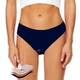 thumbnail image 2 of NMMUED Women's Bikini Bottom Mid Rise Full Coverage Swimsuit Bottom Only Navy M, 2 of 7