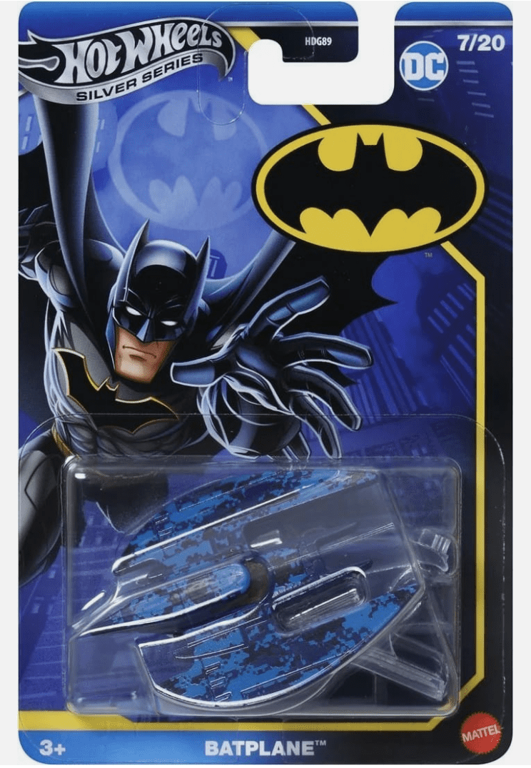 Hot Wheels Batmobile, Batman 3/5 [White] 103/250 The Flash