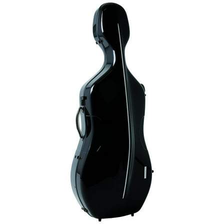 GEWA Air 3.9 4/4 Cello Case - Backpack Straps - Black w/ Blue Interior