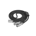 thumbnail image 4 of XLR Splitter Cable,3Pin XLR Male to Dual Female Y Cable XLR Splitter Patch Cable Microphone or Professional Recording, 4 of 6