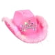 thumbnail image 1 of Txlixc Sombrero de vaquero femenino con decoración brillante Txlixc moda, 1 of 2