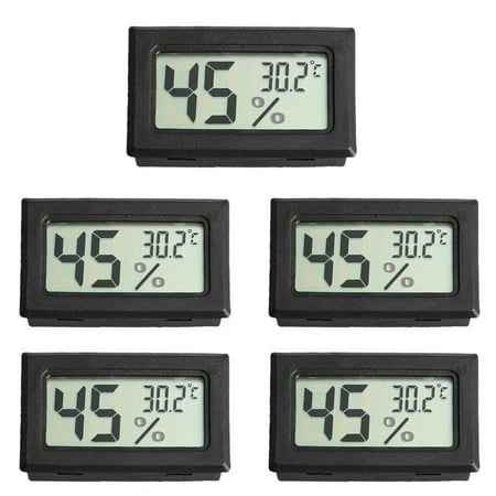 5 PCS Mini Digital LCD Indoor Temperature Humidity Meter Thermometer Hygrometer