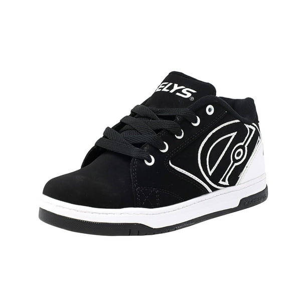 heelys heelys propel 2 0 black white ankle high skateboarding shoe 6m walmart com walmart com