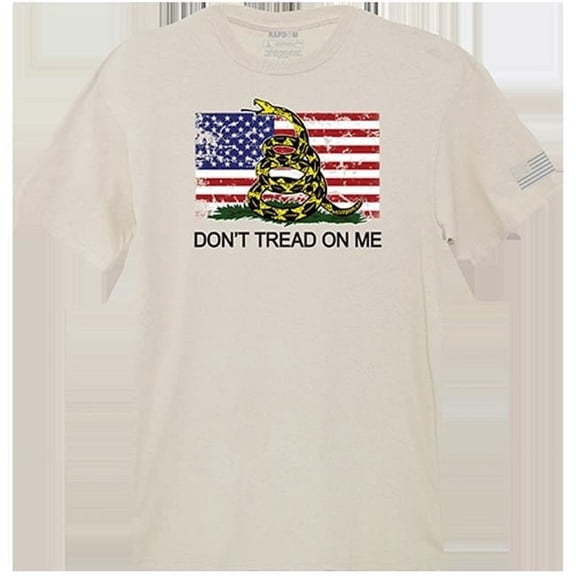 Flag 2 with Gadsden Tactical Graphic T-shirt, Sand - Medium
