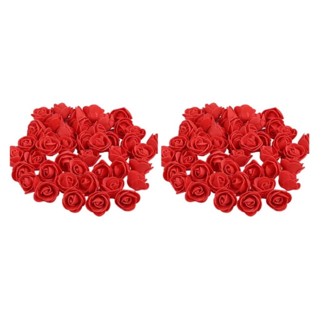 Youkk 500pieces Colorful And Multi Color Options Choose Wide Range Of Vibrant Colors For DIY Projects DIY Rose Head Diy Bag red 2Set