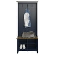 thumbnail image 2 of Twin Star Home Hall Tree with Storage Bench in Insignia Blue, 2 of 7