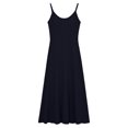 thumbnail image 4 of PBFRDSJ Women's Maternity Cami Dresses Sleeveless Backless Casual Dress Spaghetti Strap Flowy Loose Long Sundress, 4 of 9