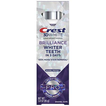 Crest 3D White Brilliance Pro Enamel Protect Toothpaste - 3oz - Walmart.com