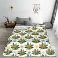 thumbnail image 5 of Fuzoiu Sloth Sitting Tropical Leaves Print Ultra-Soft Micro Fleece Blanket,All Seasons Flannel Throw, Lightweight Blanket for Bed, Sofa, Couch, Movie Night, Camping, and Travel-40"x30", 5 of 7