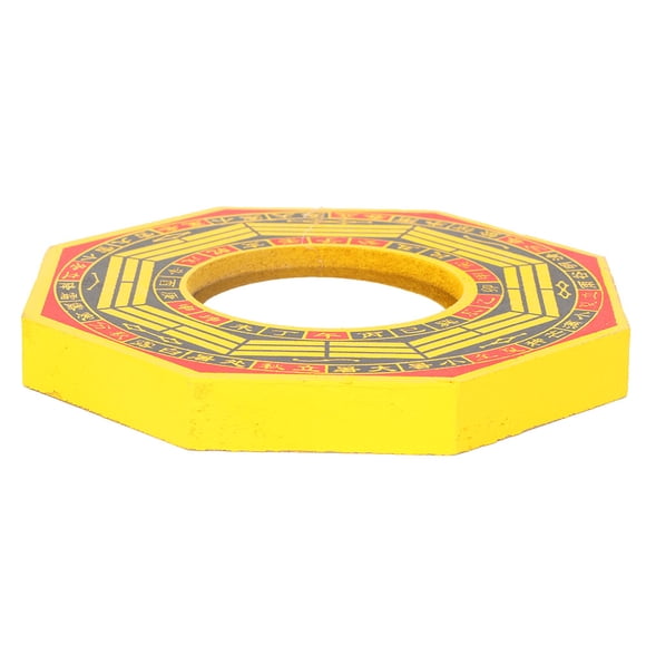 Traditional Chinese Feng Shui Bagua Mirror Concave Convex Wooden Home Business Protection Luck Wealth