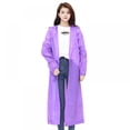 thumbnail image 2 of Orchip Adult Raincoat Coat Portable EVA Poncho with Hood and Elastic Cuff Sleeves, 2 of 5