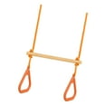 thumbnail image 1 of Almencla Swing Bar with Gymnastic Rings Adjustable for Family Fun Get Togethers Games orange, 1 of 8