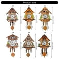 thumbnail image 5 of PatungKu Handcraft Wood Cuckoo Clock Forests House Clock Adds Charm To Any Space, 5 of 10