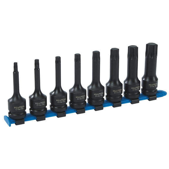 Klutch 8-Pc. Impact Star Bit Set