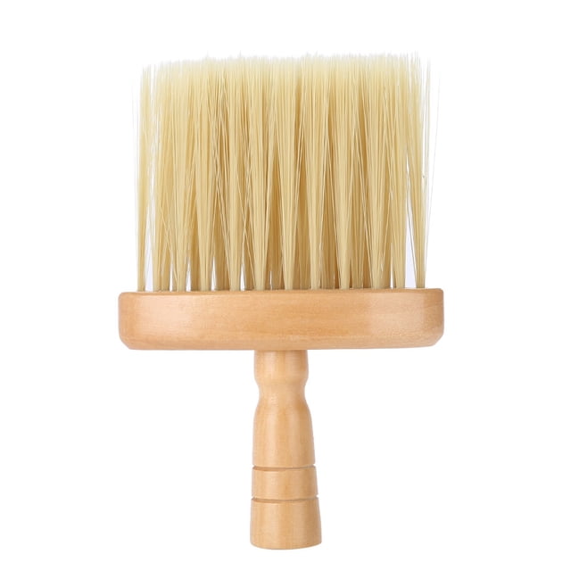 Cepillo para plumero de cuello, cepillo para polvo de cara y cuello, cepillo de peluquería, cepillo para el cabello, diseño a prueba de futuro