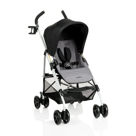 Evenflo Urbini Reversi Lightweight Stroller, Two-Tone Fog Black