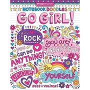 Notebook Doodles Notebook Doodles Go Girl!: Coloring & Activity Book, Book 6, (Paperback)