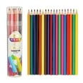 thumbnail image 1 of Uxcell 18 Colors Coloring Pencils Set, Erasable Colored Pencils Coloring Drawing Pencil for Sketching Blending DIY Crafts, 1 of 5