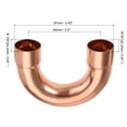 thumbnail image 2 of Unique Bargains 180 Degree Return Bend Copper Fitting Welded Elbow Connection, 7/8 Inch ID for HVAC Refrigeration, 2 of 5