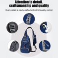 thumbnail image 6 of Men's Durable Sling Bag, Water-Repellent Crossbody Chest Pack with Multiple Compartments, Heavy-Duty Daypack for Commuting, Travel, and Casual Outdoor Activities, 6 of 6