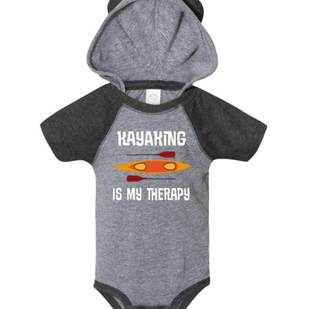 

Inktastic Kayaking Is My Therapy Gift Baby Boy or Baby Girl Bodysuit