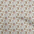 thumbnail image 1 of oneOone Cotton Cambric White Fabric Floral Dress Material Fabric Print Fabric By The Yard 42 Inch Wide, 1 of 4