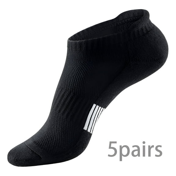 TELOLY 5Pcs Ankle Socks for Women,Lightweight Sport Fit No Show Socks Womens,Sweat-Wicking Performance Womens Ankle Socks,Multicolor