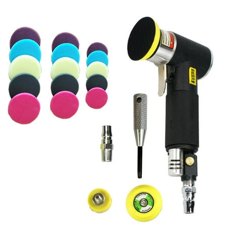 

2 3 Automotive Pneumatische Polijstmachine Hoge Snelheid Buffer Dual Action Mini Auto Excentrische Schuurmachine Automatische Air Grinder machine