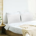 thumbnail image 4 of Unique Bargains 2Pc Breathable Zipper Closure Pillowcases White Queen, 4 of 8