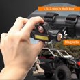 thumbnail image 5 of UTV LED Light Roll Bar Mount 1.5-2.0inch Roll Bar Magnetic Mount Replacement for ATV Can-Am Polaris RZR Dune Golf Cart Motorcycle Off-Road Vehicle, 5 of 5