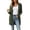 Army Green#v neck cardigan sweaters for women, variant on Open Front Cardigans for Women Cable Knit Long Sleeve Cardigan Sweater Mid Length Cozy Knitted Sweaters Dressy Casual Office Work Clothes S