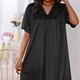 thumbnail image 4 of Camisones cortos para mujer, lencería, ropa de dormir, pijamas holgados de color liso, vestidos de mujer, 4 of 4