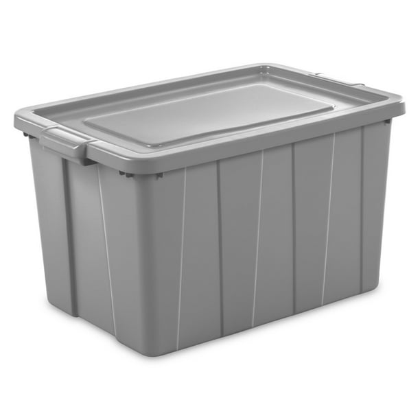 Sterilite Tuff1 30 Gallon Plastic Storage Tote Container Bin w/ Lid