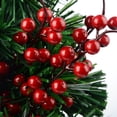 thumbnail image 5 of 5Pack Fake Red Berry Stems,Artificial Red Berry, Red Berries for Christmas Tree Decorations,DIY Crafts,Wedding, 5 of 5