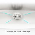 thumbnail image 6 of Izzovium 36x22x10" Farmhouse Apron Single Bowl Stainless Steel Kitchen Sink with Workstation, Brushed Nickel, Integrated Ledge & Anti-Condensation Coating, 6 of 12