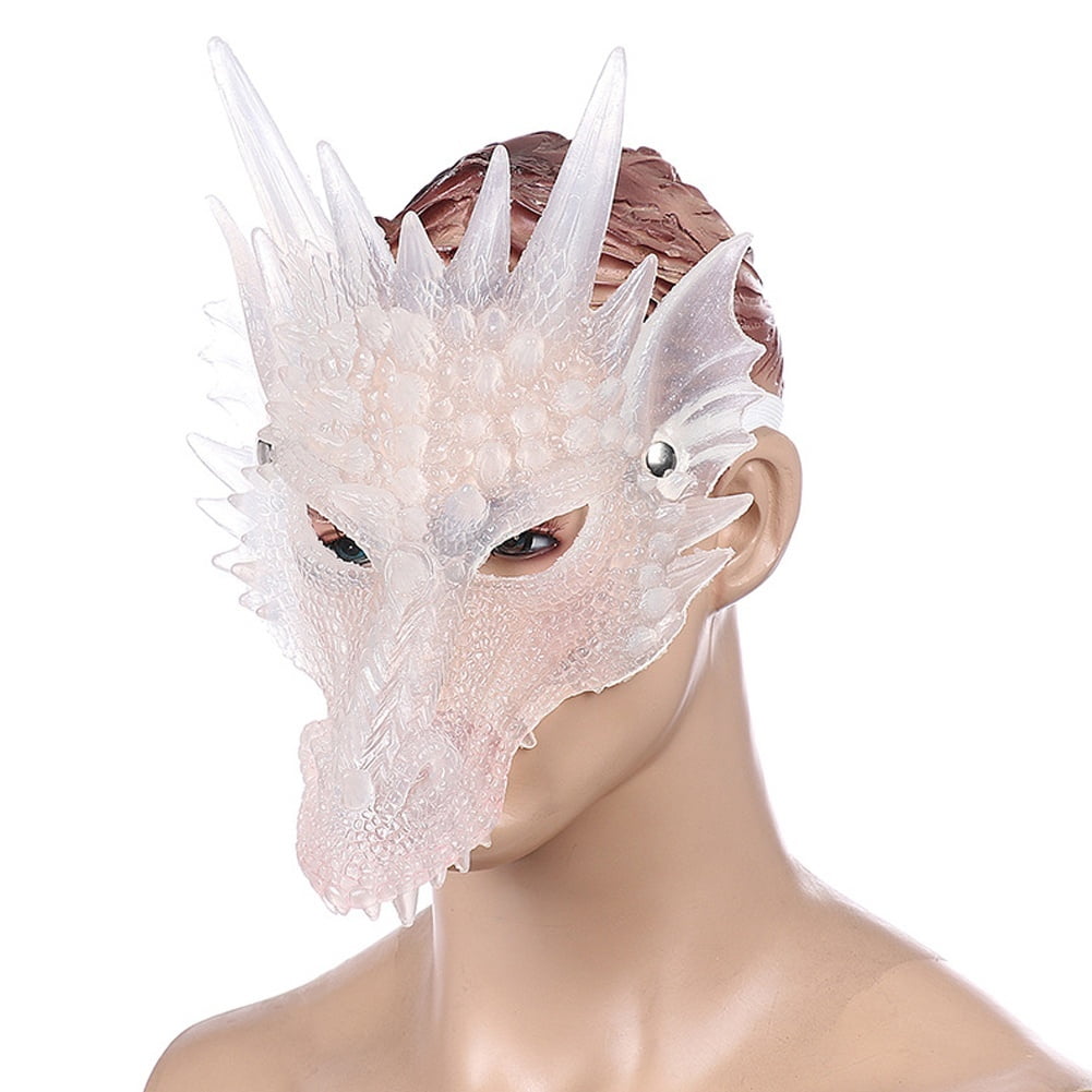 Dragonu0027s Head Mask, 3D Cosplay Soft Mask, Band Elastic Band Costume Mask  for Festival, Party, Halloween