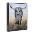 thumbnail image 2 of Stupell Industries Rustic Lodge Rural Longhorn Cattle Animal Black Framed Giclee Art, 11 x 14, by Kathy Winkler, 2 of 7