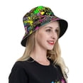 thumbnail image 4 of Sombrero de pescador Retro de los años 80 y 90 para hombre y mujer, gorra plegable para el sol, accesorios para fiesta Rave, sombrero de pescador, 4 of 5