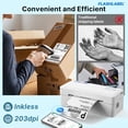 thumbnail image 4 of KNAON 4x6 Bluetooth Thermal Label Printer, Wireless Shipping Printer for Small Business, Compatible with iOS, Android, Windows, Mac, Black, 4 of 9
