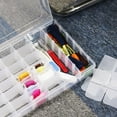 thumbnail image 1 of VONKY Plastic Embroidery Floss Organizer Box 36 Grid Thread Bobbins Container Cross Stitch DIY Sewing Storage, Type 1, 1 of 9