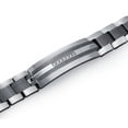 thumbnail image 3 of Mens Diamond Tungsten Carbide ID Bracelet (0.20 carats, 7.5-inch), 3 of 3