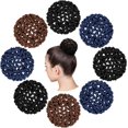 thumbnail image 1 of GHSDFBB 8 Pcs Housse de Chignon de Ballet pour Filles Ballet, Filet de Cheveux Invisible de Ballet pour Chignon, Housse de Cheveux de Danse, Filets à Cheveux pour Chignon pour Femmes Filles de Ballet (Style Simple), 1 of 7